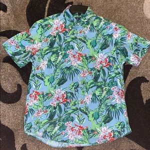 Men’s Short sleeve Button Down Polo Shirt